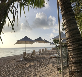 괌닛코디너 닛코 선셋 비치 바베큐 건비치 원주민 공연