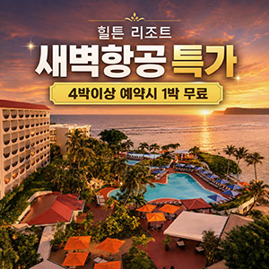 [새벽항공 특가] 힐튼 리조트